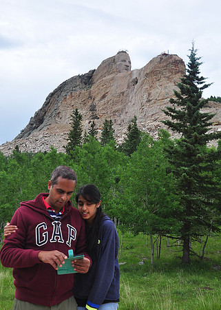 Crazy Horse Memorial, South Dakota: Distant view