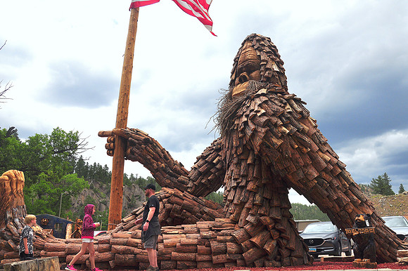 Big Foot in Black Hills Side view