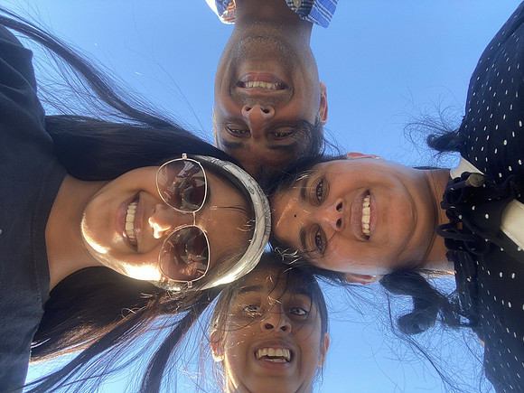 Four of us...
