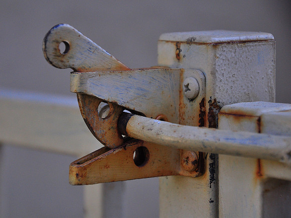 Face like gate latch